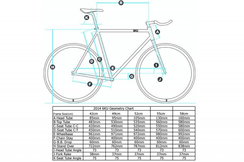 Vélo Fixie 6KU