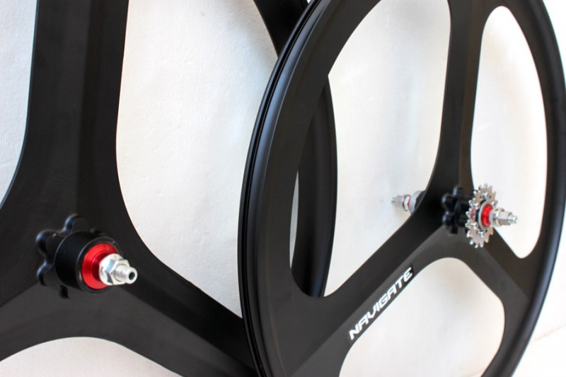 Roues Fixie Navigate Tri Spoke Noir